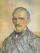 Portrait of Trabuc,an Attendant at Saint-Paul Hospital (nn04) Vincent Van Gogh